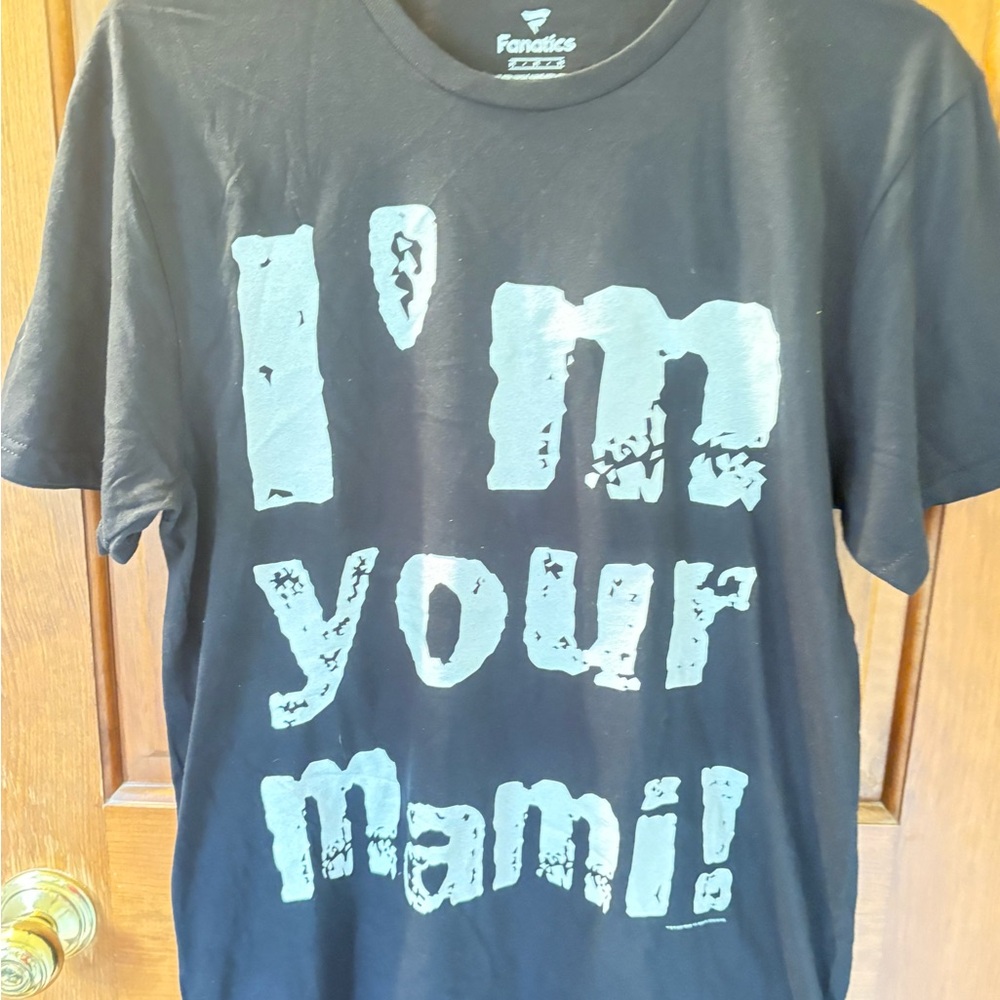 Fanatics Black T-Shirt with White Graphic